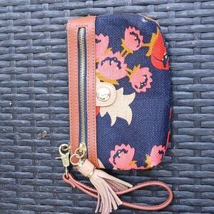 Navy Spartina 449 Wristlet